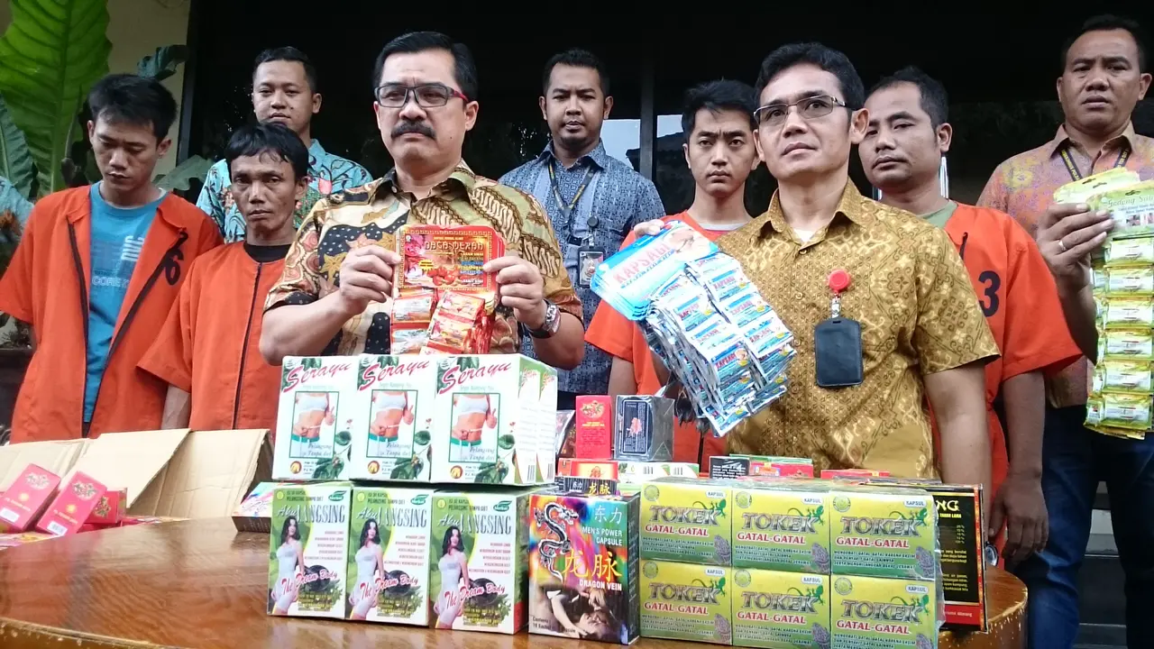 Ribuan Jamu Ilegal Diamankan Ditreskrimsus Polda Sumsel
