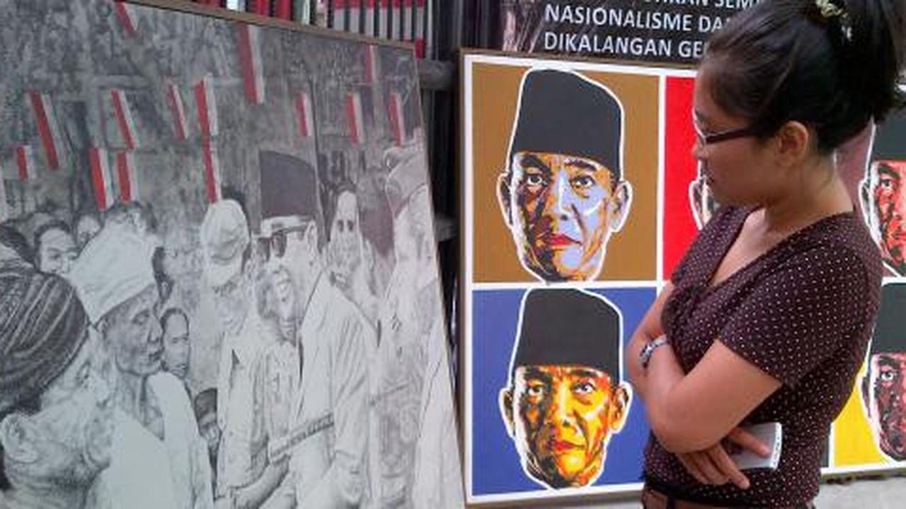 Pelukis Soekarno pamerkan lukisan Bung Karno