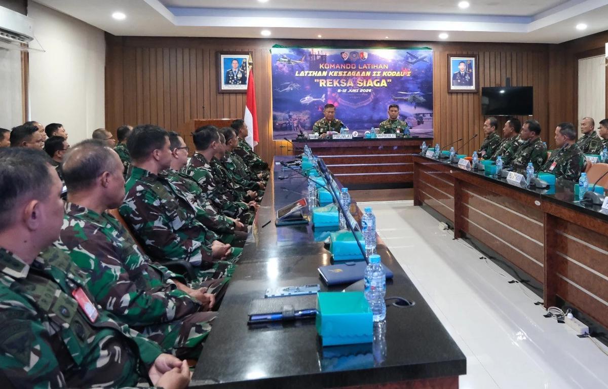 FOTO: Pangkoopsudnas Buka Latihan Reksa Siaga Kodau I 2026
