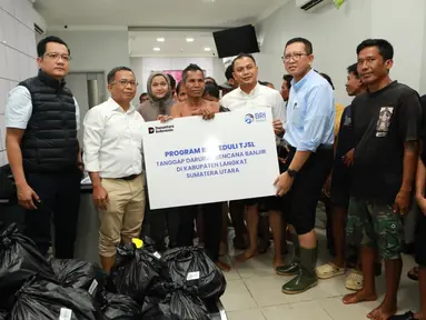 PT Bank Rakyat Indonesia (Persero) Tbk (BRI) melalui program Corporate Social Responsibility (CSR) BRI Peduli bergerak cepat menyalurkan bantuan tanggap bencana Sumatra. Foto: BRI