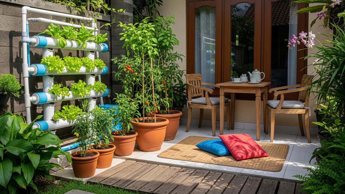 9 Model Teras Rumah Tipe Kecil dengan Taman Buah Mini, Lahan Sempit Jadi Kebun Produktif