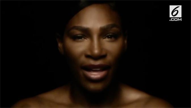 Video Serena Williams Telanjang Dada Untuk Kampanye Kanker Payudara Health Liputan6 Com