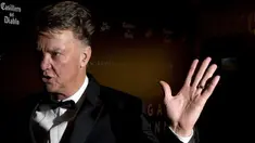 Manajer MU, Louis van Gaal, hanya menggelar jumpa pers selama lima menit sebelum pertandingan melawan Stoke City, Sabtu (26/12/2015). 