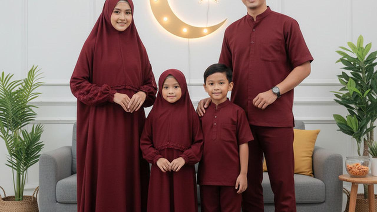 7 Outfit Couple Keluarga Lebaran 2026 Set Seragam, Tampilan Kompak dan Serasi untuk Foto Bersama
