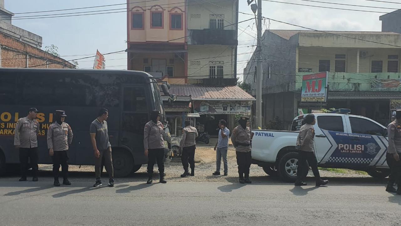 Jelang Pilkada dan Pelantikan Presiden, Polres Inhu Gelar Patroli di Banyak Lokasi