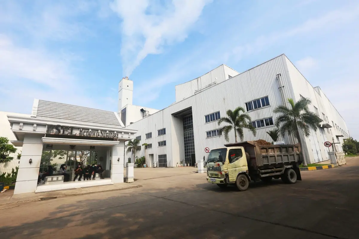 TPA Benowo mengubah sampah menjadi energi listrik. (Liputan6.com/Dian Kurniawan)