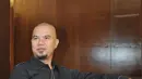 Musisi Ahmad Dhani saat menemui Ketua DPR Setya Novanto di Komplek Parlemen Senayan, Jakarta, Senin (14/12). Selain membahas RUU  Kerukunan Umat Beragama, Dhani juga memberikan dorongan moril terkait kasus 'Papa Minta Saham'. (Liputan6.com/Johan Tallo)
