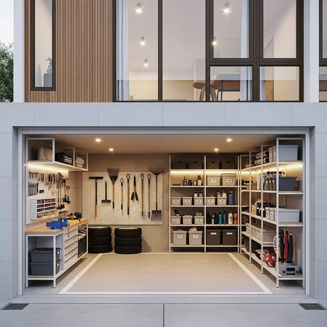 Desain Rumah dengan Basement Sederhana untuk Parkiran