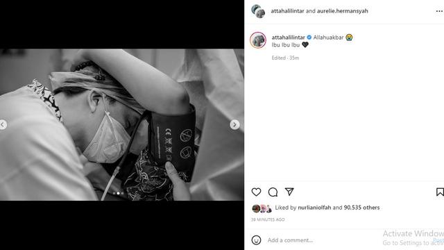 Aurel Hermansyah - Atta Halilintar (Foto: Instagram/@attahalilintar)