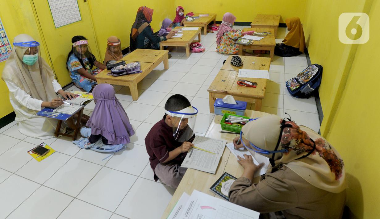 FOTO: Semangat Anak-Anak TPA Terapkan Protokol Kesehatan ...