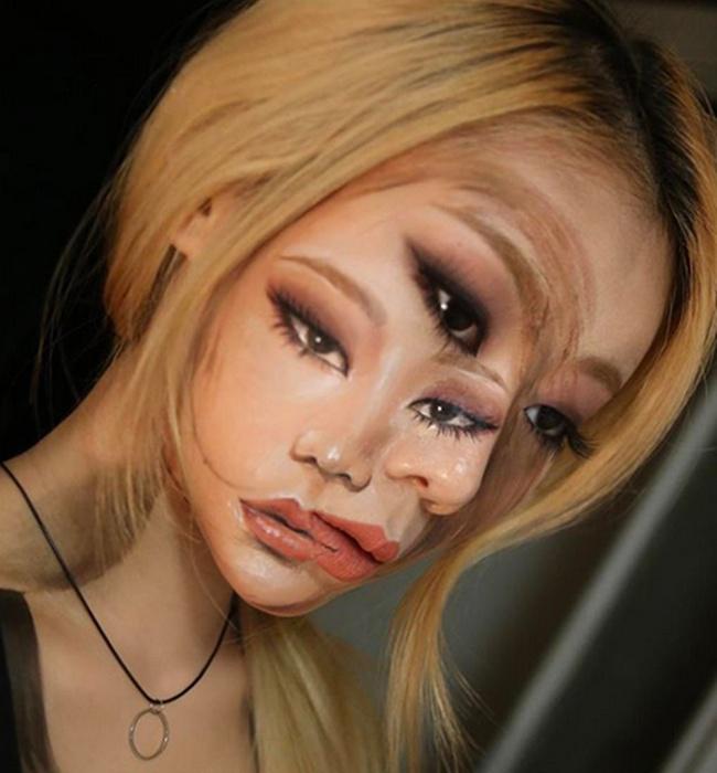 Hasil makeup yang begitu keren dan mengagumkan/copyright instagram.com/designdain