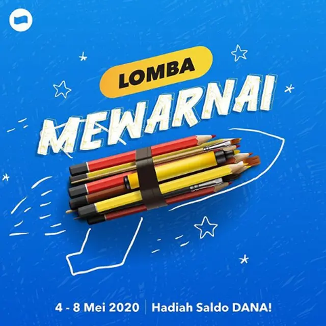 Lomba Mewarnai Berhadiah Saldo DANA.