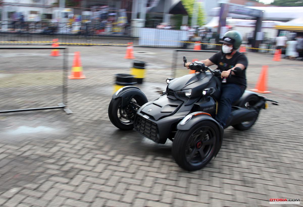 Can-Am Ryker 900cc sedang dijajal pengunjung IIMS