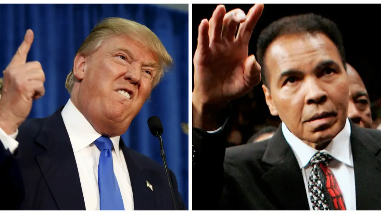 Petinju legendaris Muhammad Ali merespons pernyataan sensitif Donald Trump