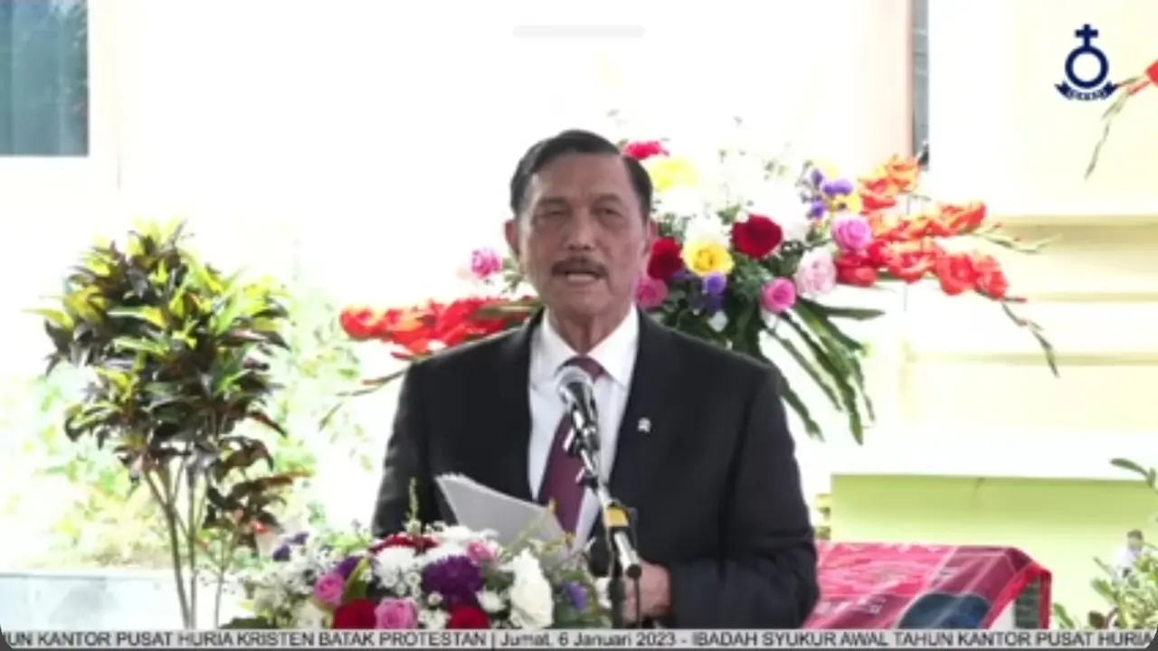 Menteri Koordinator bidang Kemaritiman dan Investasi Luhut Binsar Pandjaitan