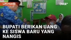 Menangis di Hari Pertama Sekolah, Siwa Baru dapat Uang Jajan dari Bupati Garut