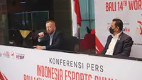 General Secretary IESF, Boban Totovski, saat bertemu dengan PBESI di Jakarta. (Doc: PBESI)