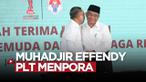 Berita video serah terima jabatan menpora (menteri pemuda dan olahraga) dari Zainudin Amali ke Muhadjir Effendy, Kamis (16/3/2023) pagi hari WIB.