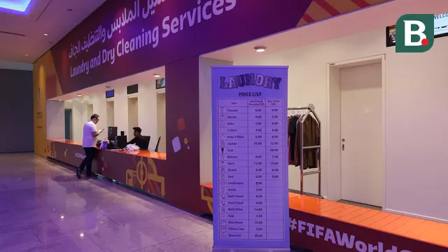 Fasilitas Laundry di Main Media Centre