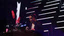 Dipha Barus meriahkan XYZ Day 2018 di The Hall Senayan City, Jakarta Pusat pada Rabu (25/4/2018). Acara XYZ Day juga merupakan ajang perkenalan KapanLagi Youniverse. (Bola.com/M Iqbal Ichsan)