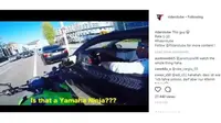 Seorang pengendara mobil menyebut "Yamaha Ninja" kepada seorang bikers (ig:riderstube)