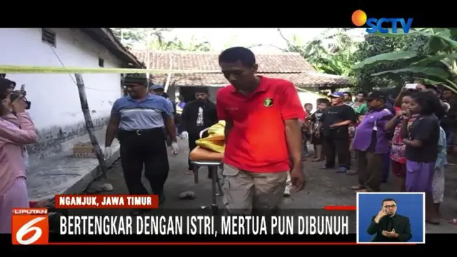 Bertengkar dengan Istri, Menantu di Nganjuk Tega Bunuh Ibu Mertua