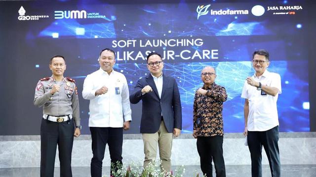Jasa Raharja menggelar soft launching JRcare bertempat di kantor Kementerian BUMN Jakarta Pusat