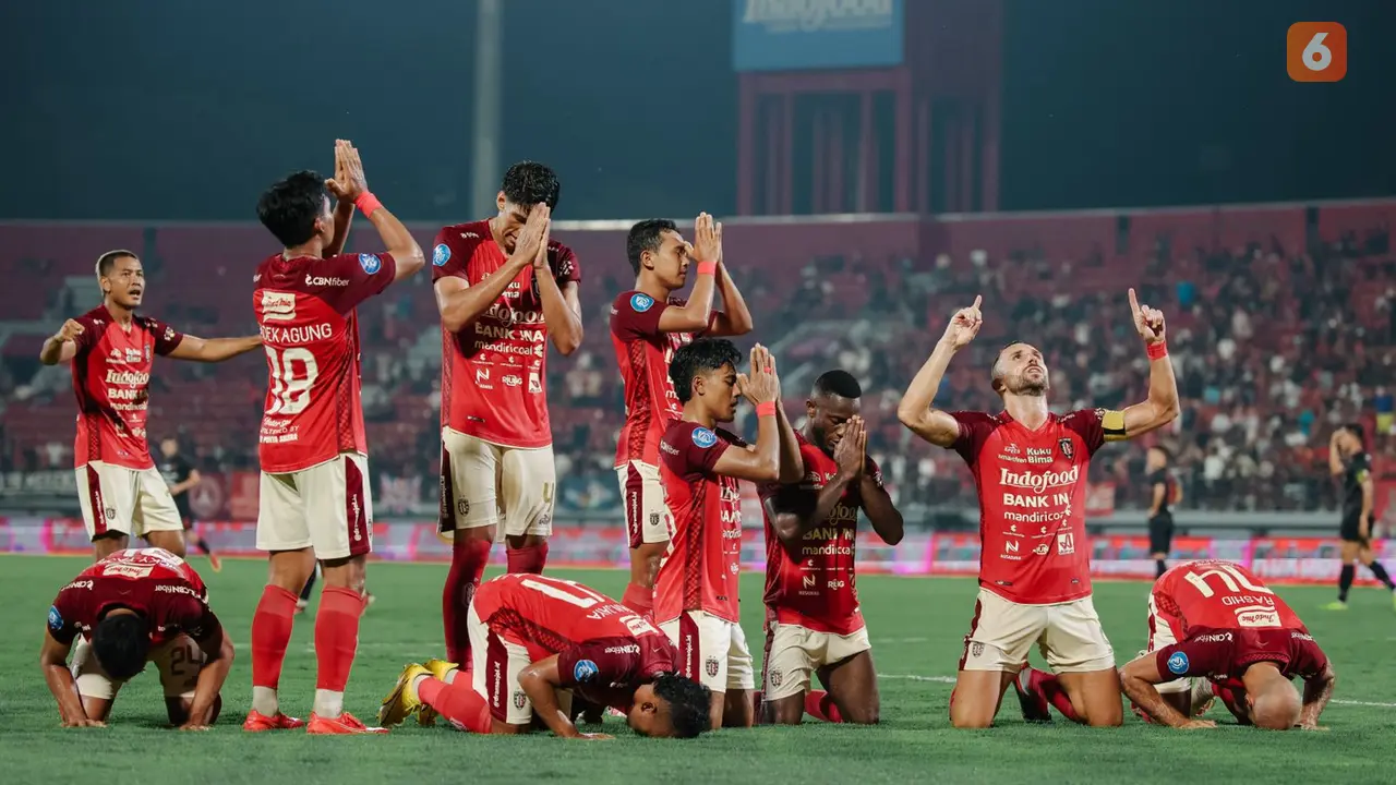 Kalahkan Persis Solo, Bali United FC Makin Merangsek Posisi 3Klasemen Liga 1