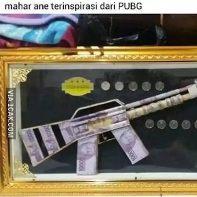 10 Potret Mas Kawin Nyeleneh, Ada Velg Mobil Hingga Kenalpot