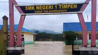 Banjir melanda Kabupaten Dharmasraya, Jumat 910/3/2023). (Liputan6.com/ Dok. Pemkab Dharmasraya)