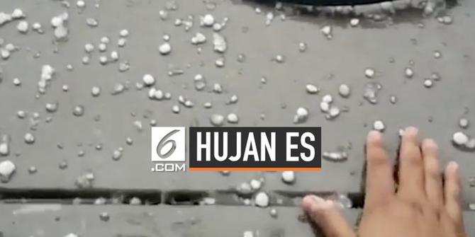 VIDEO: Hujan Es dan Banjir Landa Wilayah Kanada