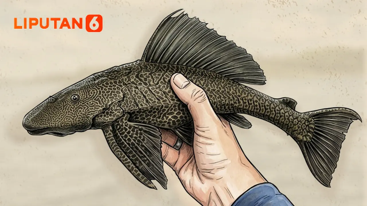 Banner Infografis Kenapa Ikan Sapu-Sapu Dikategorikan Invasif.