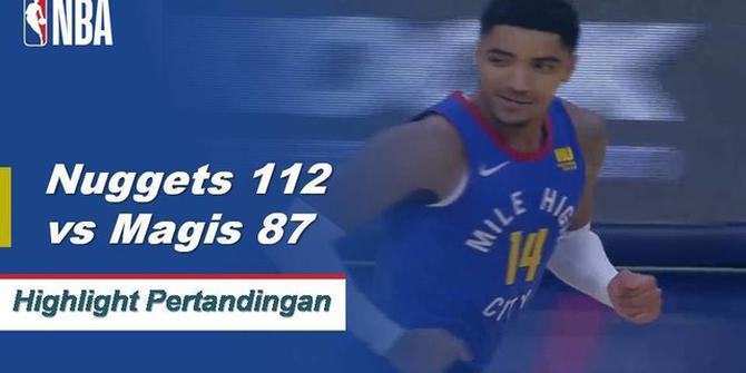 Cuplikan Pertandingan NBA : Nuggets 112 vs Magic 87