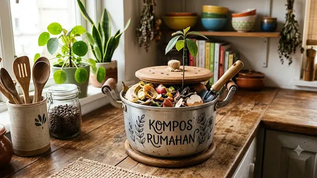 Daur Ulang Panci Bocor (AI Generated)