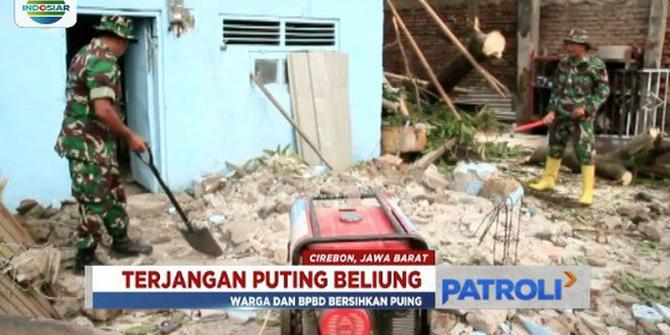 Terjangan Puting Beliung, Ratusan Rumah dan Sekolah di Cirebon Rusak Berat
