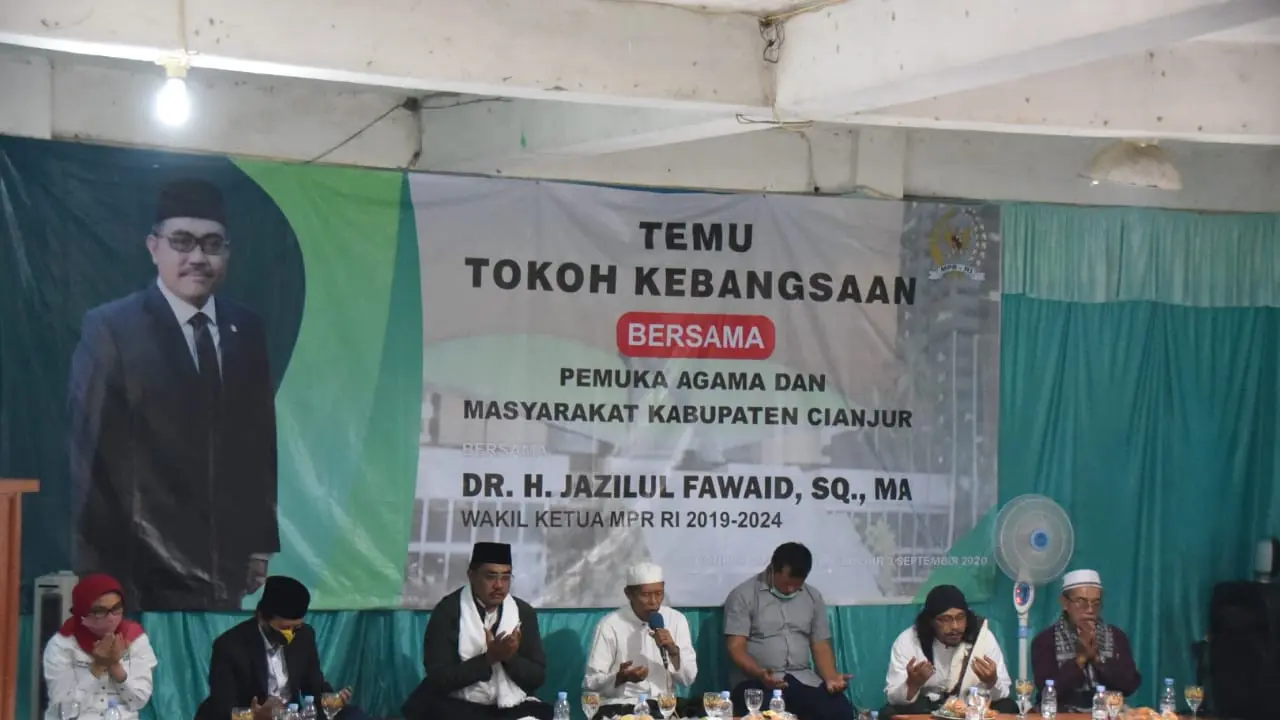 Wakil Ketua MPR Jazilul Fawaid mengunjungi Kabupaten Cianjur, Jawa Barat.