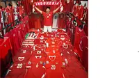 Keren, Orang ini Punya Koleksi Jersey Timnas Indonesia dari 1938 hingga 2024