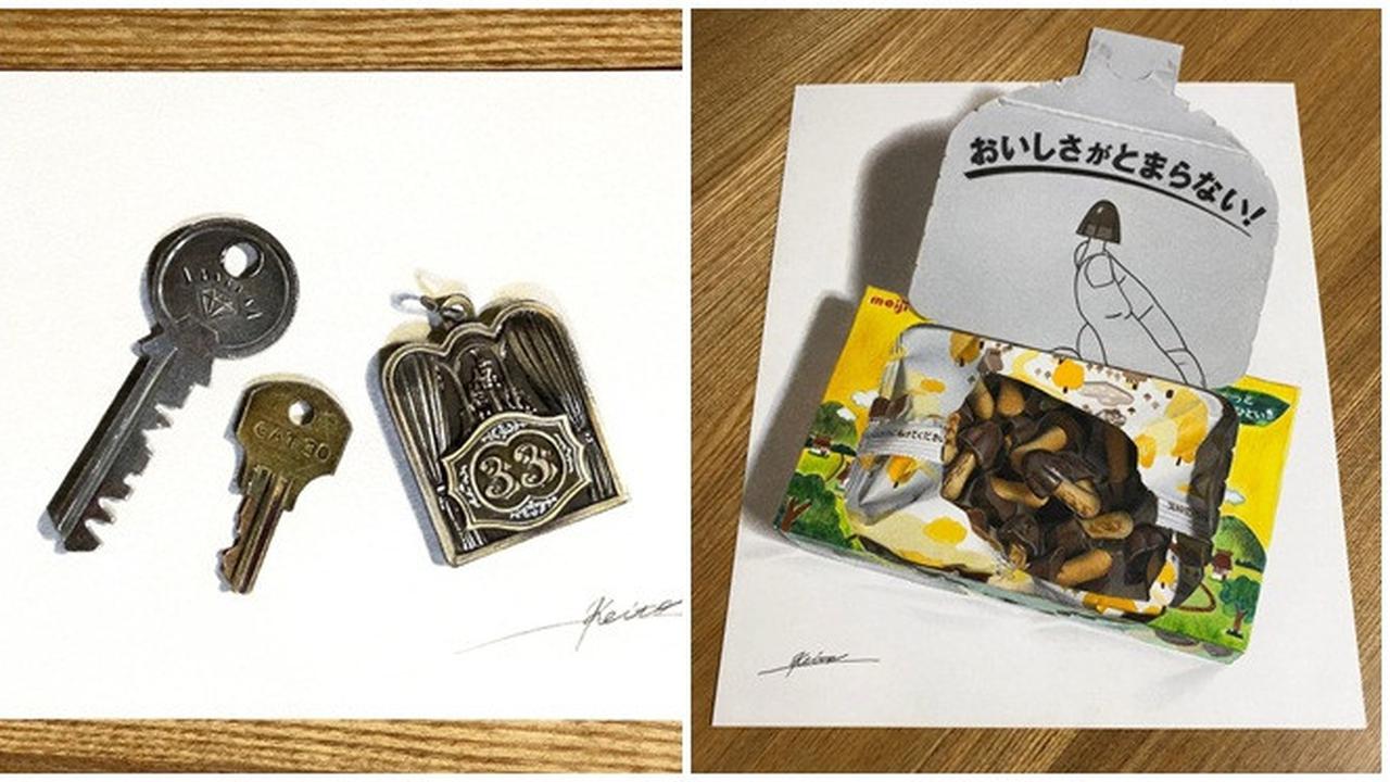 Bermodal Pensil Warna, 7 Hasil Lukisan Ilusi Optik Seniman Ini Curi Perhatian