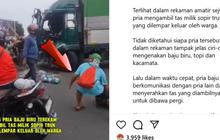Viral Dua Sosok Pria Terekam Kamera Ambil Tas Sopir Truk Ugal-ugalan di Tangerang, Begini Kata Polisi