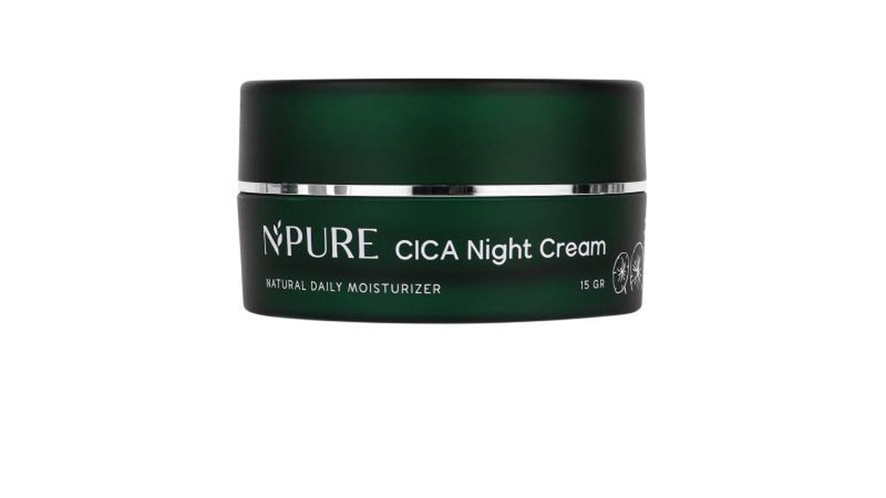 5. N'PURE Anti-Acne Night Cream: Aman untuk Ibu Hamil dan Menyusui