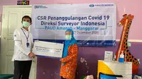 PT Surveyor Indonesia (Persero) kembali menyalurkan dua paket bantuan penanggulangan Covid-19