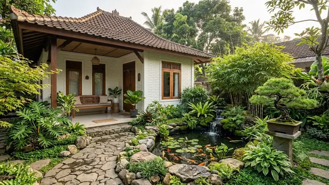 Ide Halaman Rumah Bergaya Kebun Desa Jepang