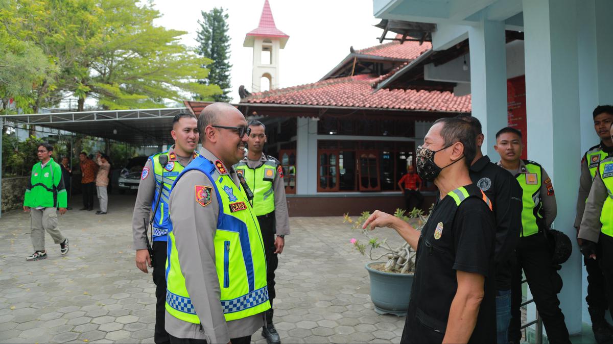 Jelang Nataru, Polres Klaten Sisir Sejumlah Gereja Persiapan Pengamanan