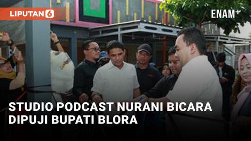 VIDEO: Bupati Blora Sanjung Kehadiran Studio Podcast Media Siber Nurani Bicara
