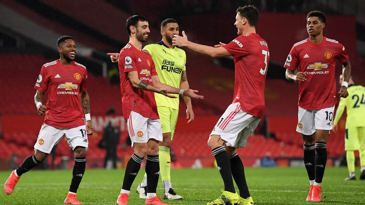 Gelandang Manchester United, Bruno Fernandes.