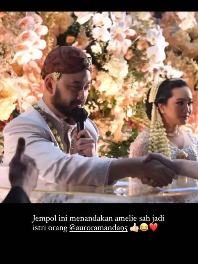 Cantiknya Rachel Amanda Berkebaya Adat Jawa di Hari Pernikahannya