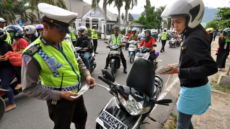 Operasi Simpatik Digelar, Pelanggar lalu Lintas Bebas Tilang 