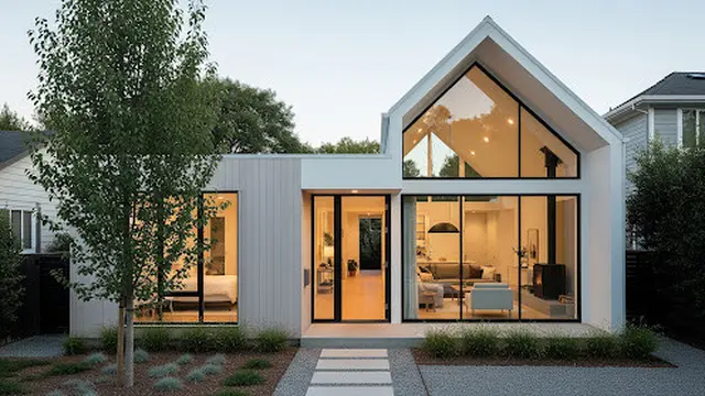 Gambar Rumah Minimalis Desa dengan Halaman Kecil tapi Terlihat Eksklusif/Gemini AI