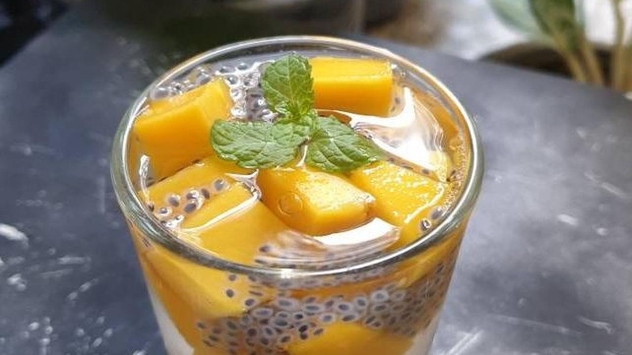 Resep Es Mangga Selasih