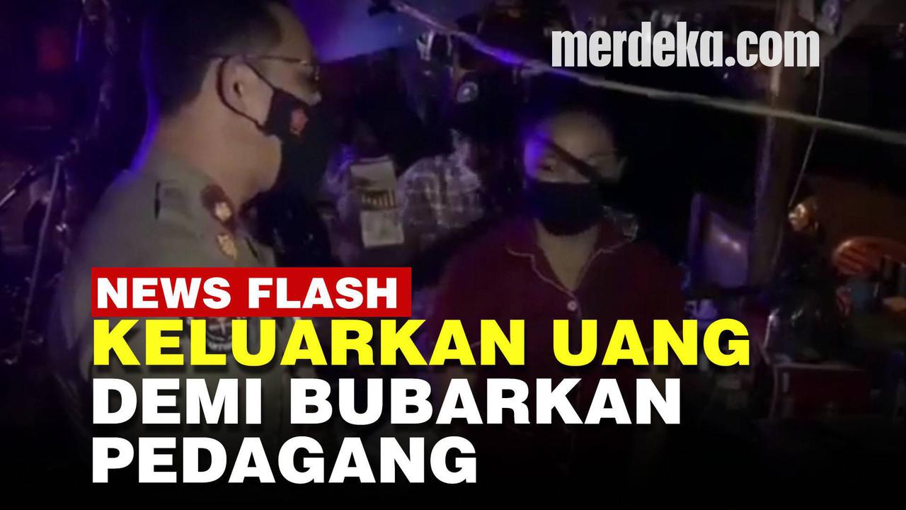 VIDEO: Kapolsek Pulogadung 'Ganti Untung' PKL saat Sidak PPKM Darurat